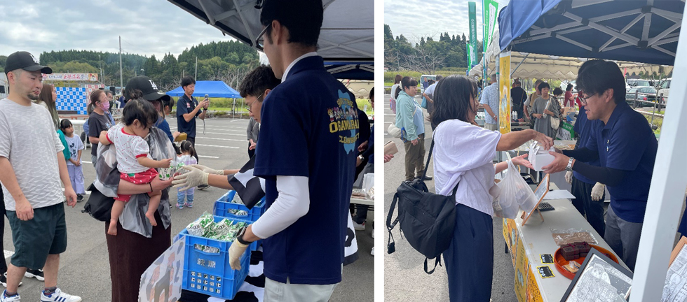 おがわら湖美味満彩祭りで牛乳の消費促進！
