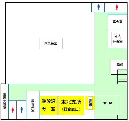 コミュニティセンター未来館　１階