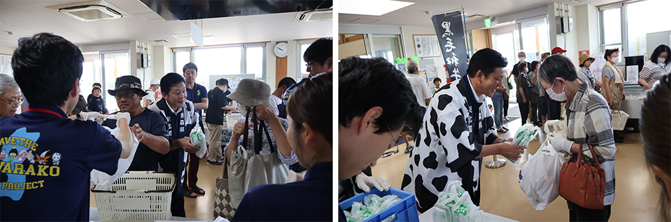 東北町産黒毛和牛販売会を開催