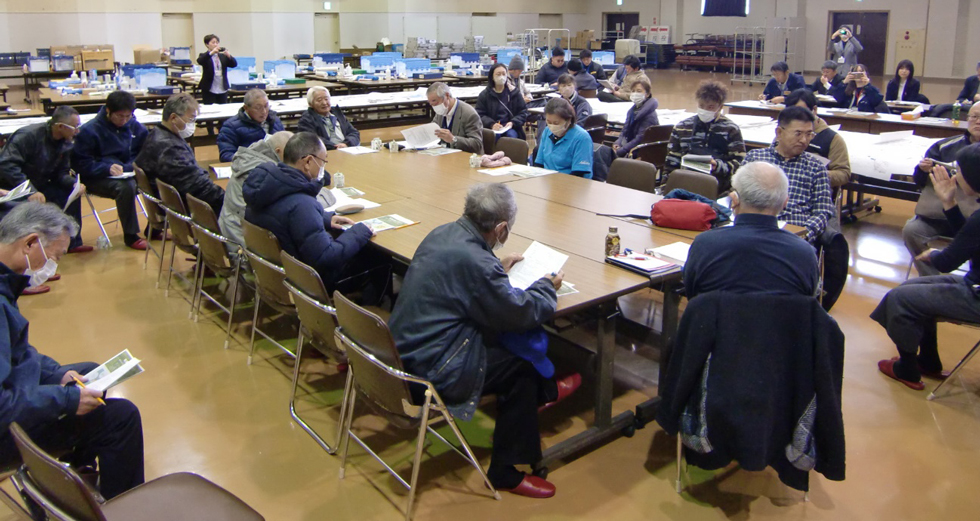 牛乳を飲みながら「地域計画協議の場」を開催!