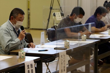 地元産牛乳を提供!