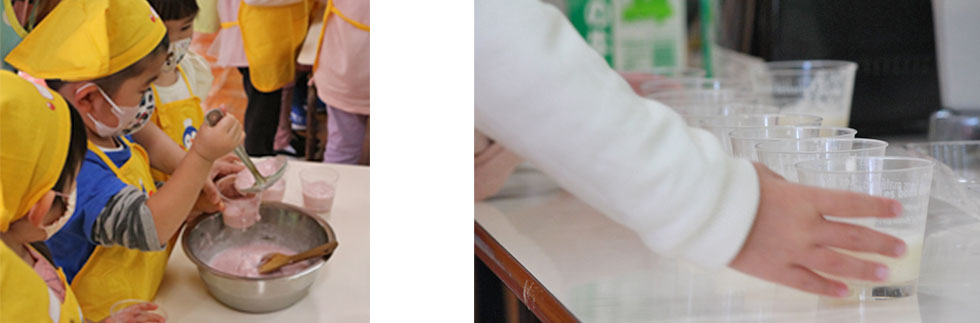 地域の保育園で食育体験!